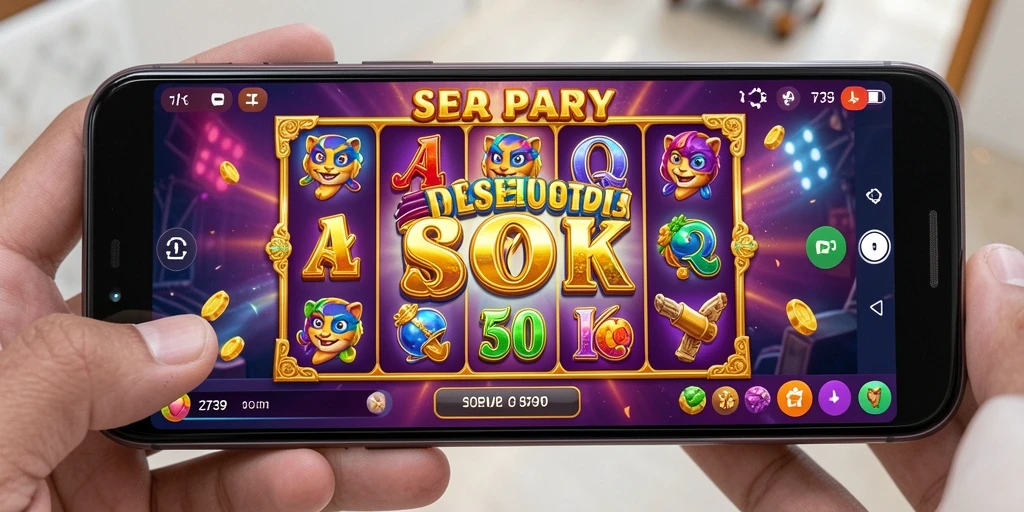 Screenshot gameplay Slot 2739 menunjukkan momen kemenangan yang mendebarkan.