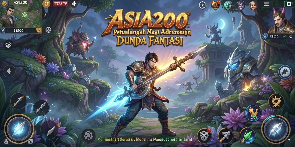 Gameplay seru ASIA200 dengan petualangan menantang di dunia fantasi.