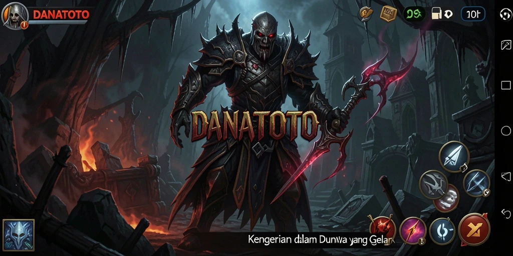 Tangkapan layar gameplay menyeramkan dari DANATOTO.