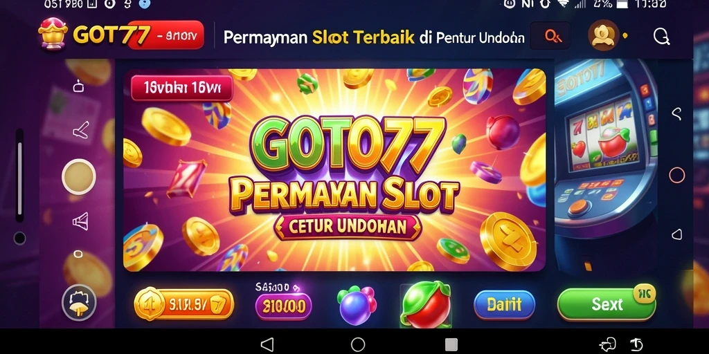 Tampilan gameplay menawan dari GOTO77 dengan berbagai slot menarik.