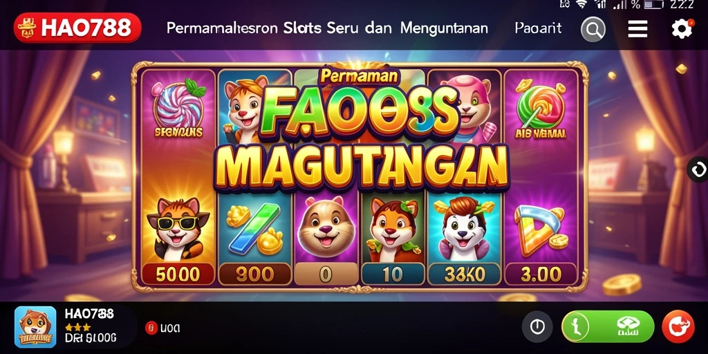 Tampilan gameplay HAO788 yang memukau dan seru.