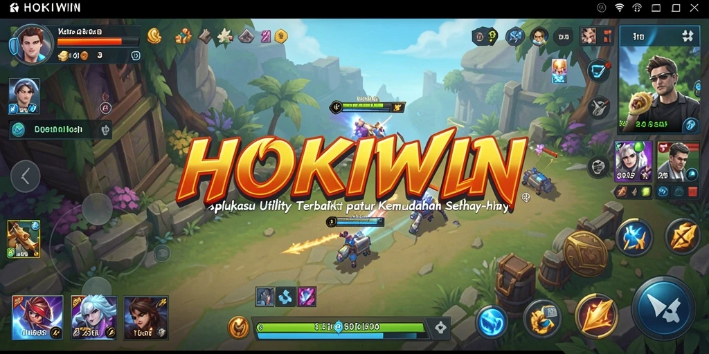 Screenshot utama HOKIWIN menampilkan antarmuka pengaturan yang ramah pengguna.