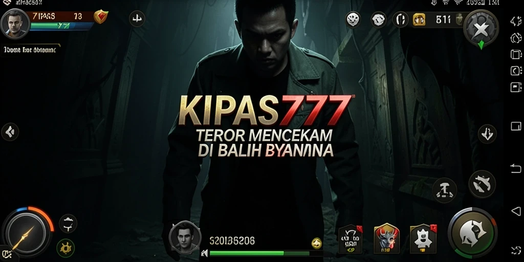 Screenshot gameplay KIPAS777 dengan suasana mencekam dan misterius.