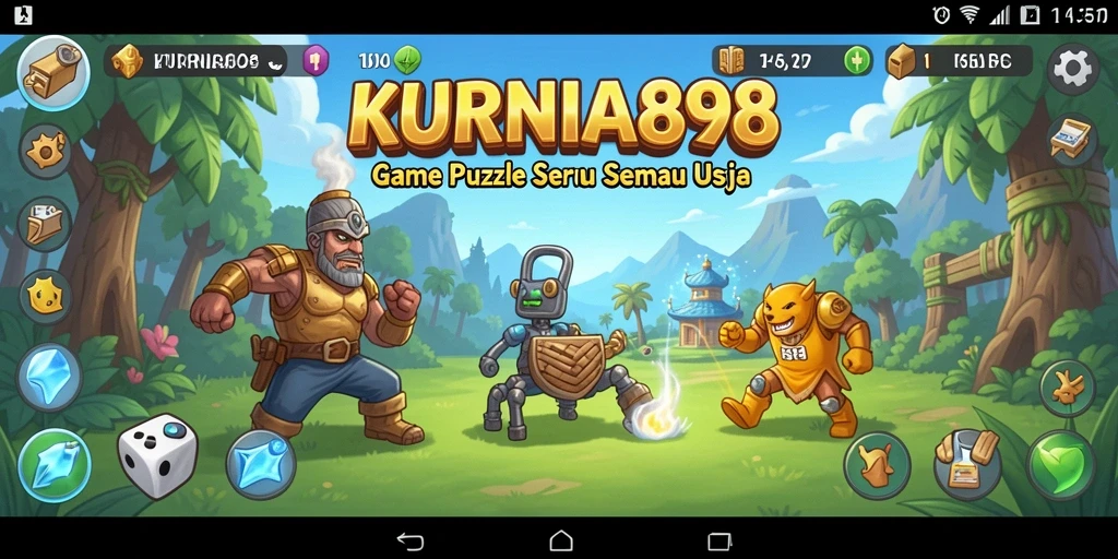 Skrinsut gameplay KURNIA898 dengan tantangan Puzzle yang seru.
