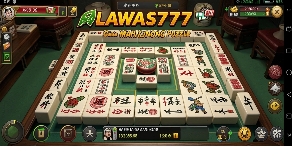 Tampilan menarik dari gameplay LAWAS777 Mahjong yang seru.