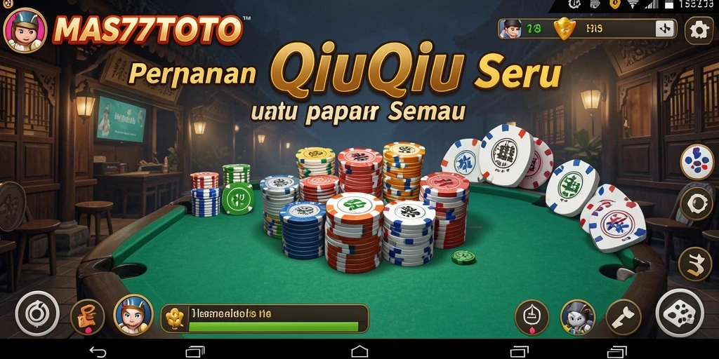 Tangkapan layar bermain QiuQiu di MAS77TOTO.