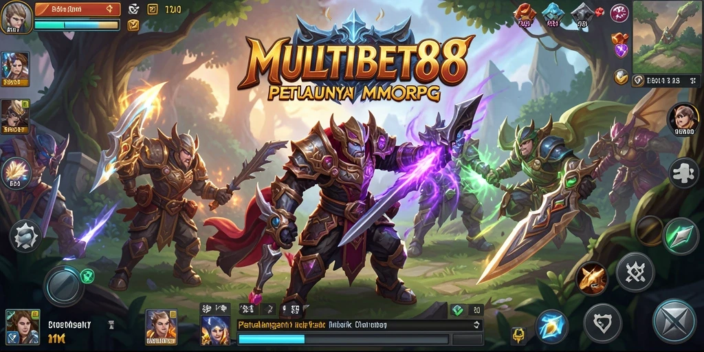 Tangkapan layar gameplay MULTIBET88 menunjukkan aksi seru dalam dunia MMORPG.