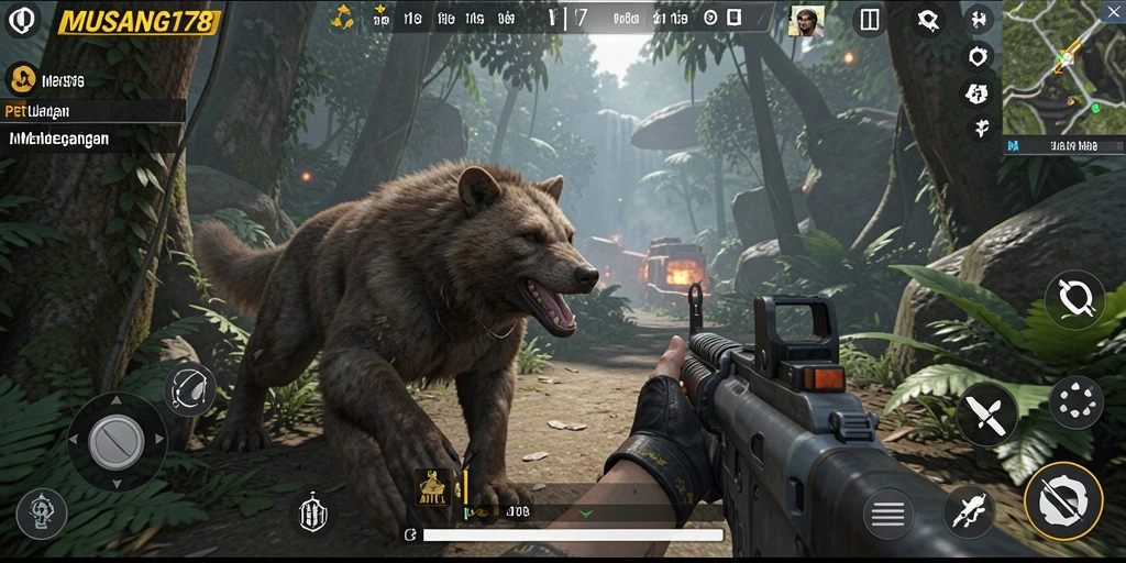 Gameplay dinamis dan grafis menawan di MUSANG178.