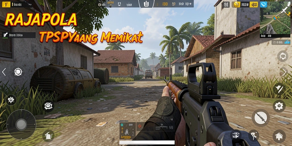 Gameplay seru RAJAPOLA di medan perang TPS.